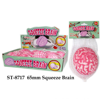 Funny 65mm Squeeze Brain Toy